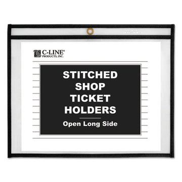 C-Line® Shop Ticket Holders, Stitched, Sides Clear, 50 Sheets, 11 X 8 1-2, 25-box freeshipping - TVN Wholesale